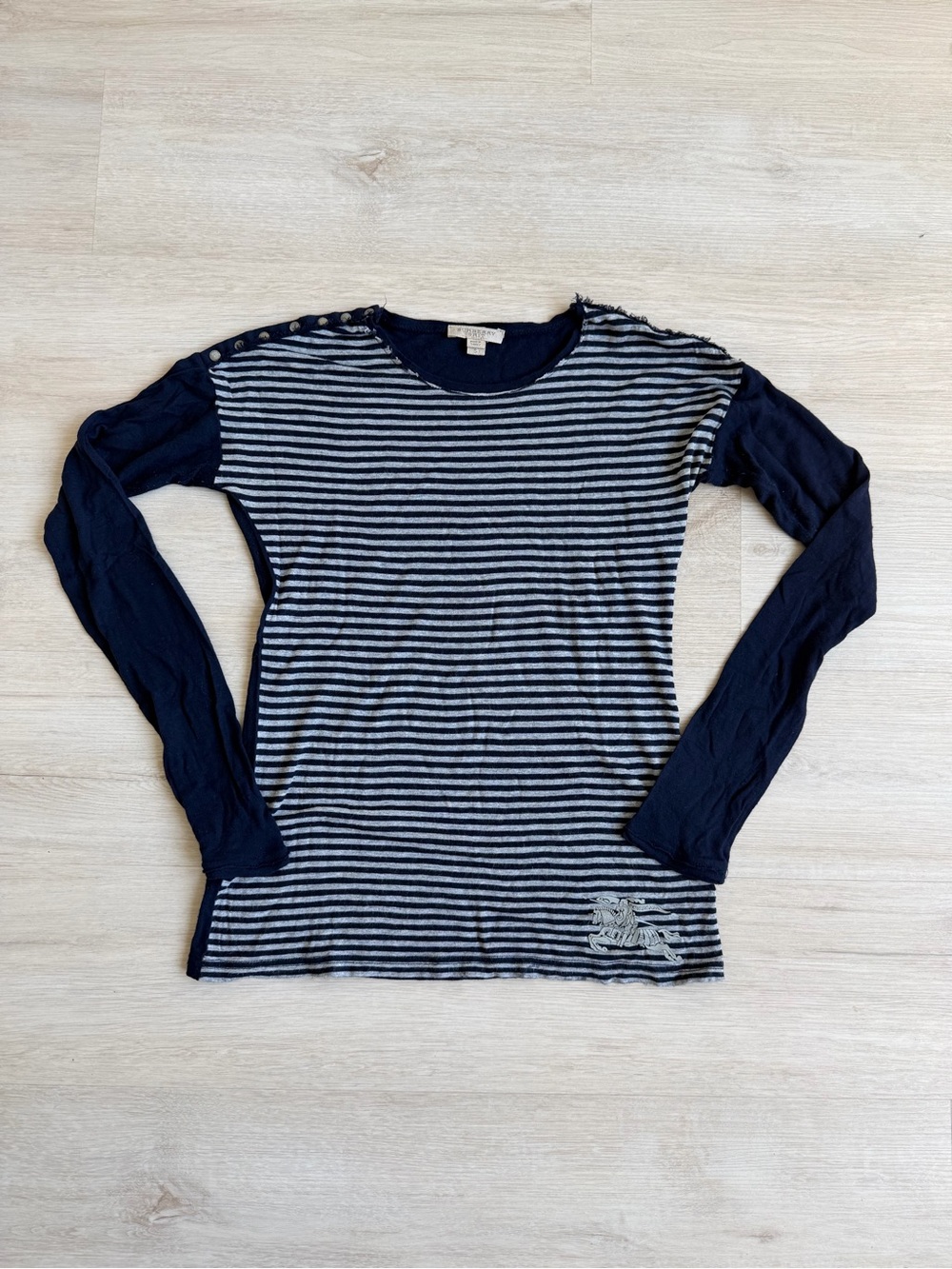 Burberry Brit Viscose Women's Striped Top Size S